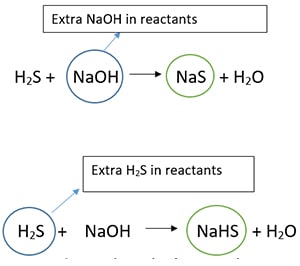 H2S and NaOH reaction